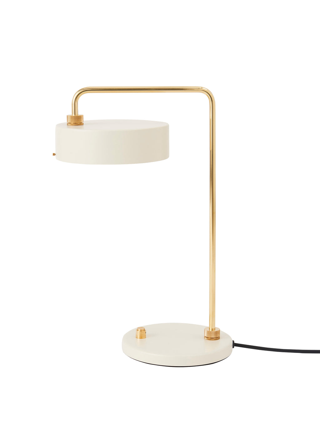 Petite Machine Table Lamp, Oyster White