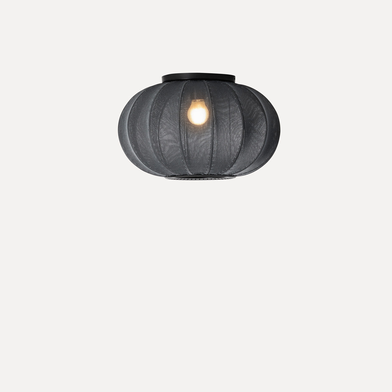 Knit-Wit 45 Oval Ceiling/Wall, Black