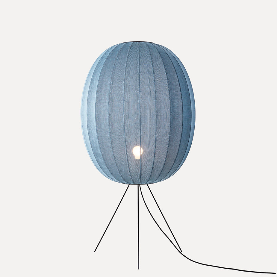 Knit-Wit 65 High Oval Floor Medium, Blue Stone