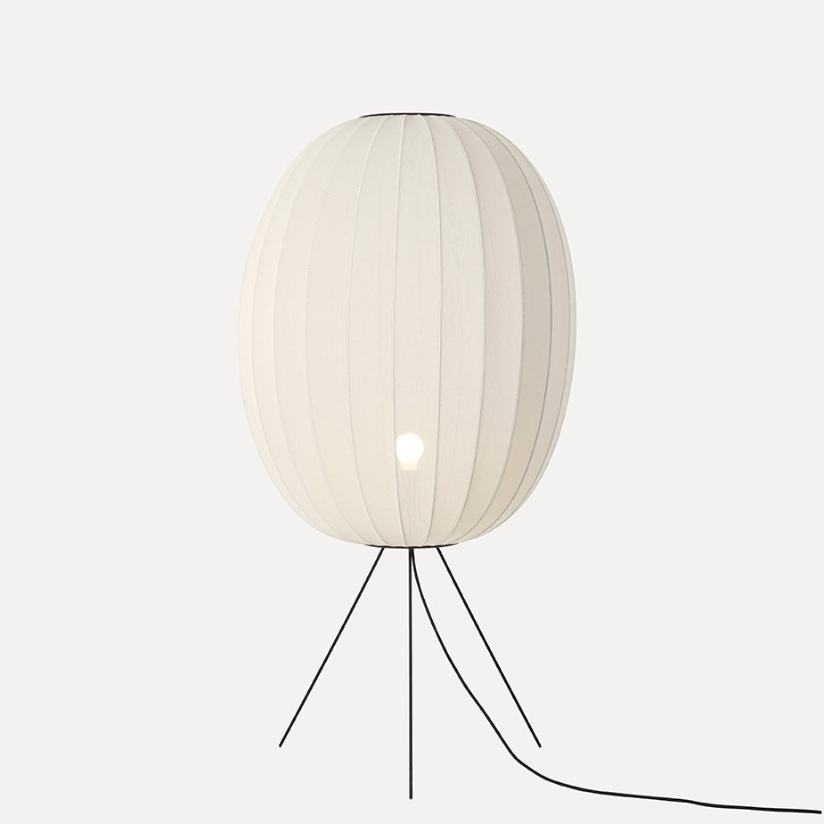 Knit-Wit 65 High Oval Floor Medium, Pearl White