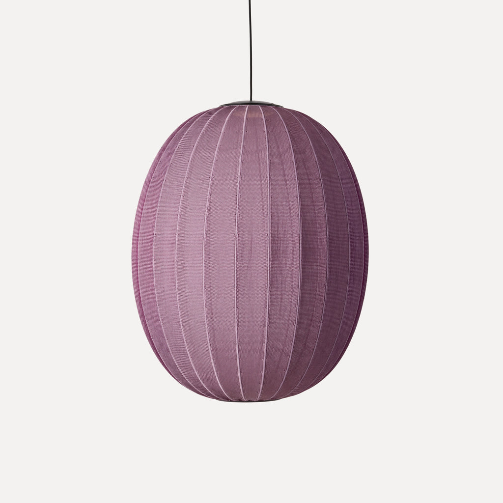 Knit-Wit 65 High Oval Pendant LED, Burgundy