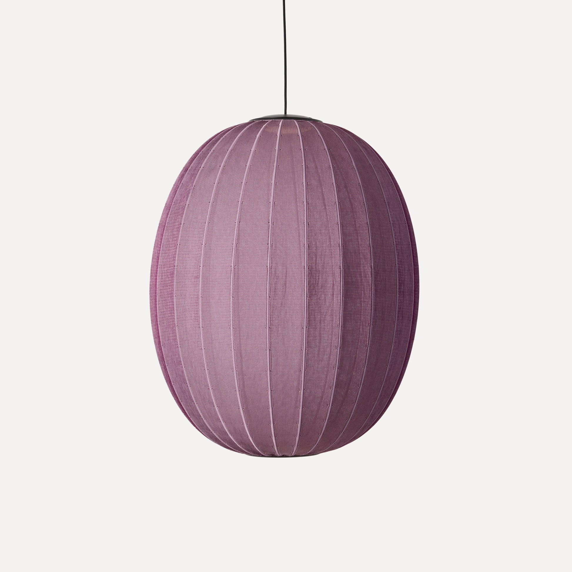 Knit-Wit 65 High Oval Pendant LED, Burgundy