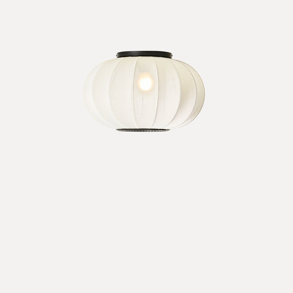 Knit-Wit 45 Oval Ceiling/Wall, Pearl White