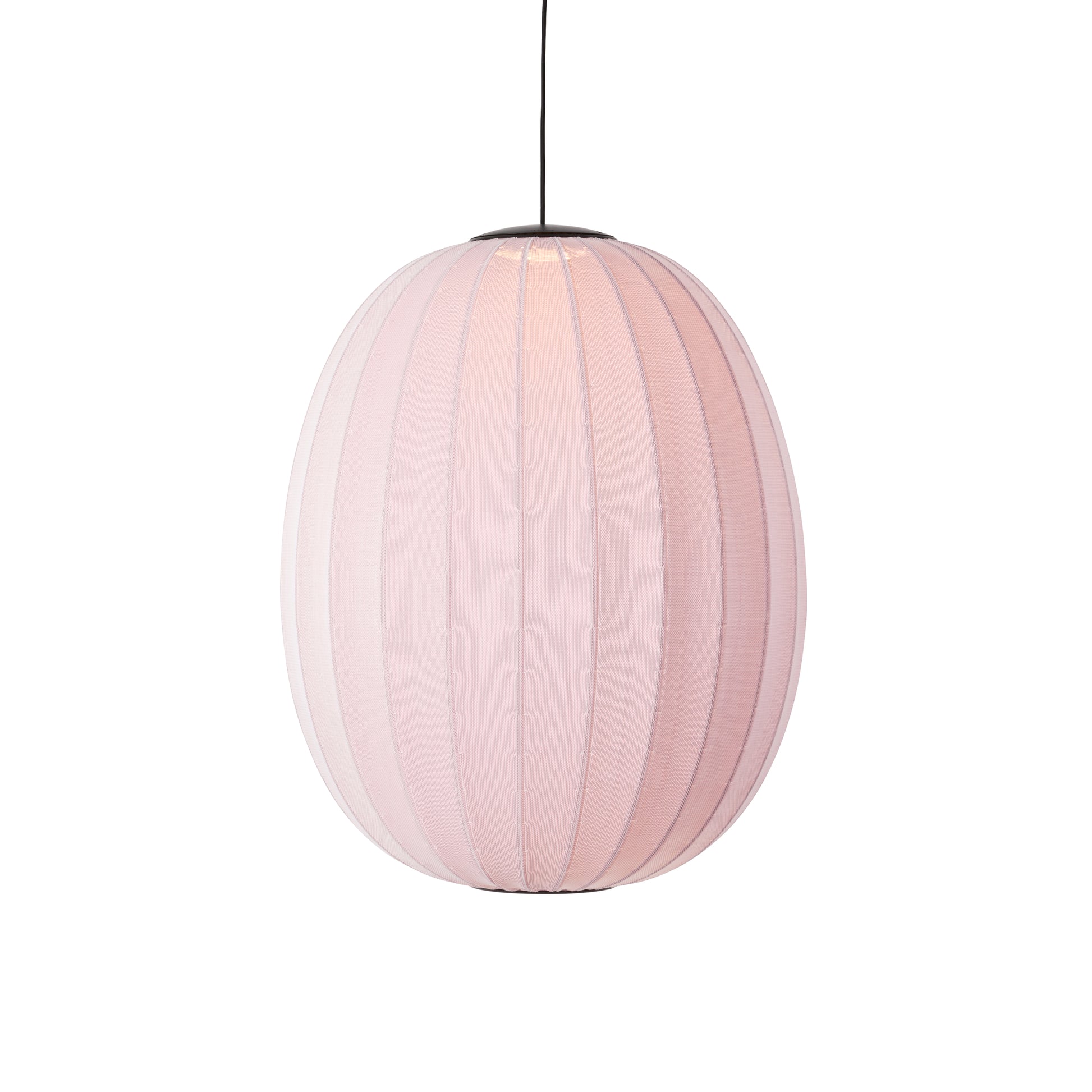 Knit-Wit 65 High Oval Pendant LED, Light Pink