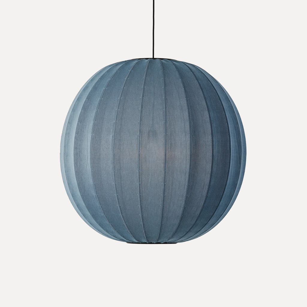 Knit-Wit 75 Round Pendant, Blue Stone