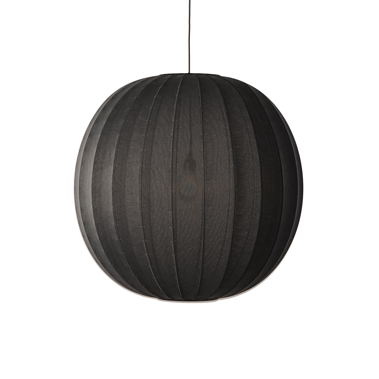 Knit-Wit 75 Round Pendant, Black