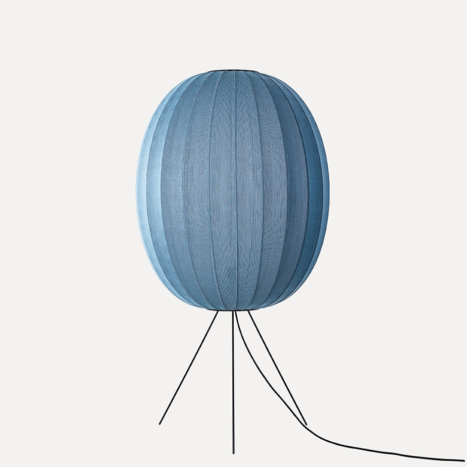 Knit-Wit 65 High Oval Floor Medium, Blue Stone