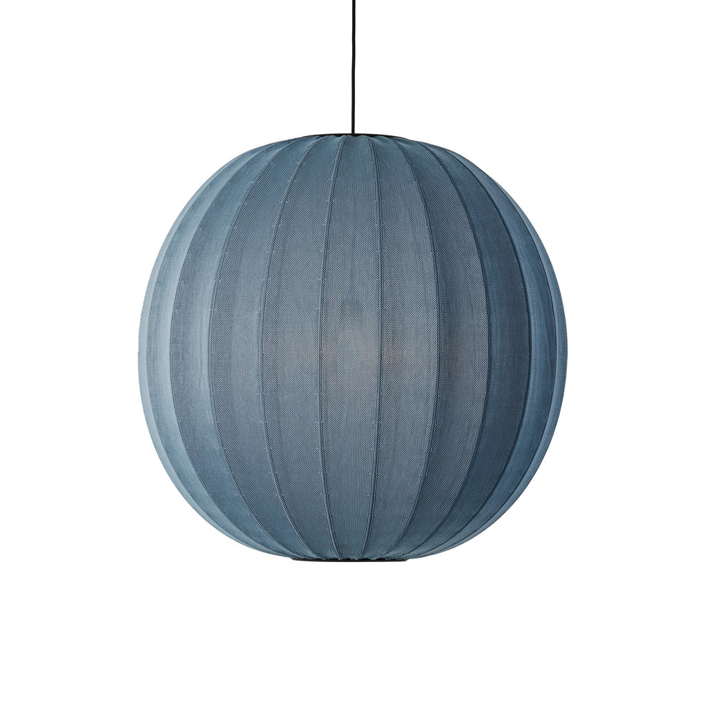 Knit-Wit 75 Round Pendant, Blue Stone