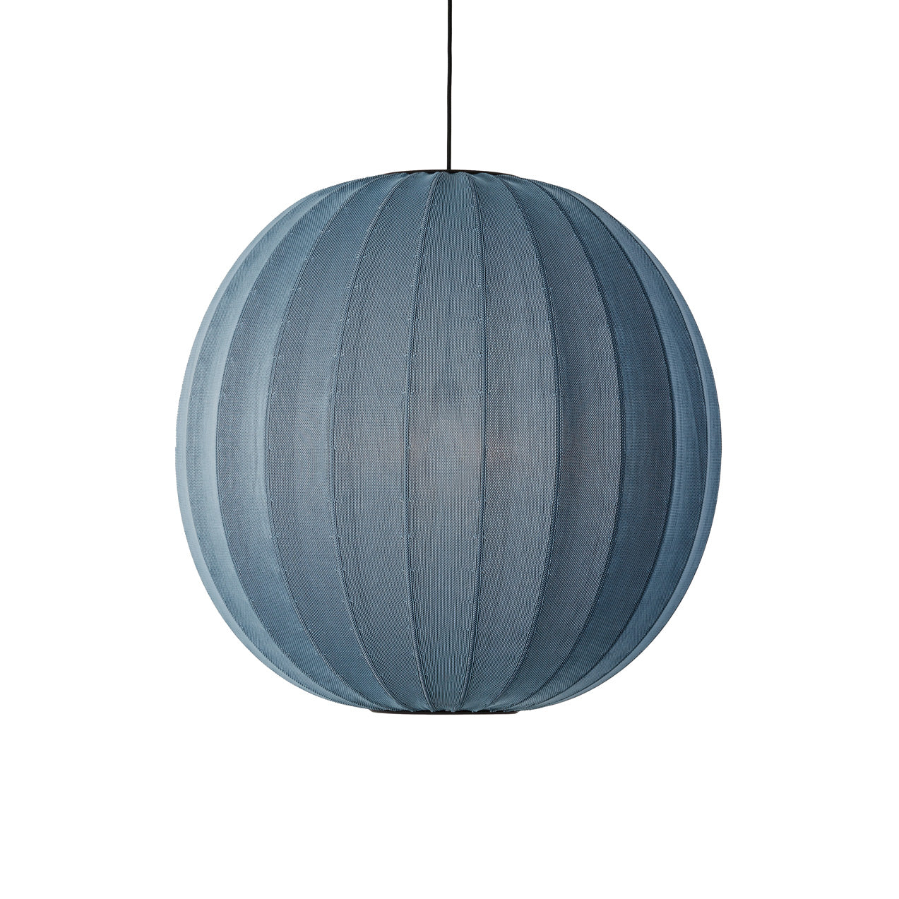 Knit-Wit 75 Round Pendant, Blue Stone