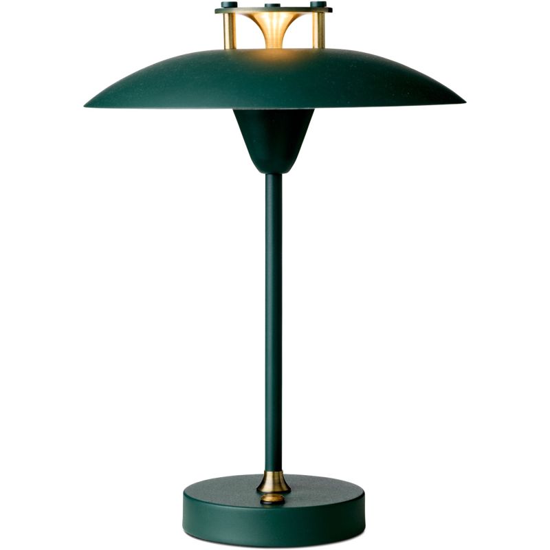 Mini Stepp 1-2-3 mørke grøn transportabel bordlampe