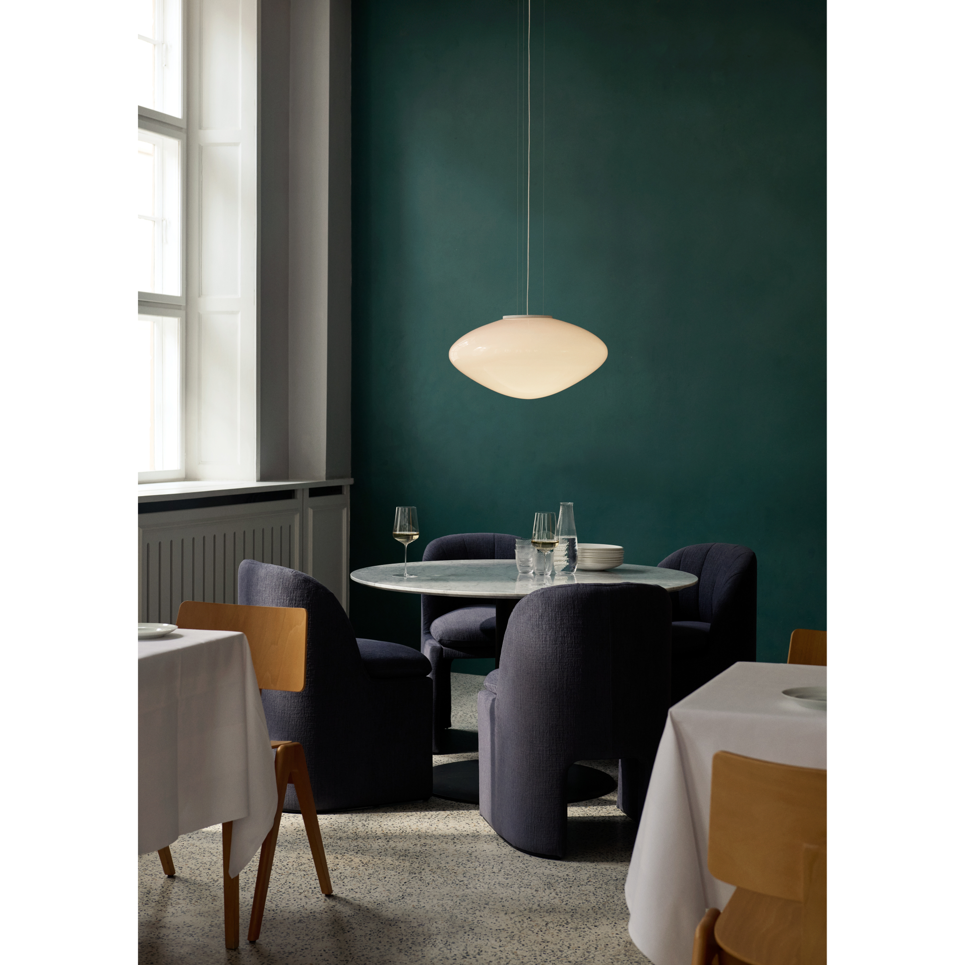 Mist AP20 Ø56 glas pendel