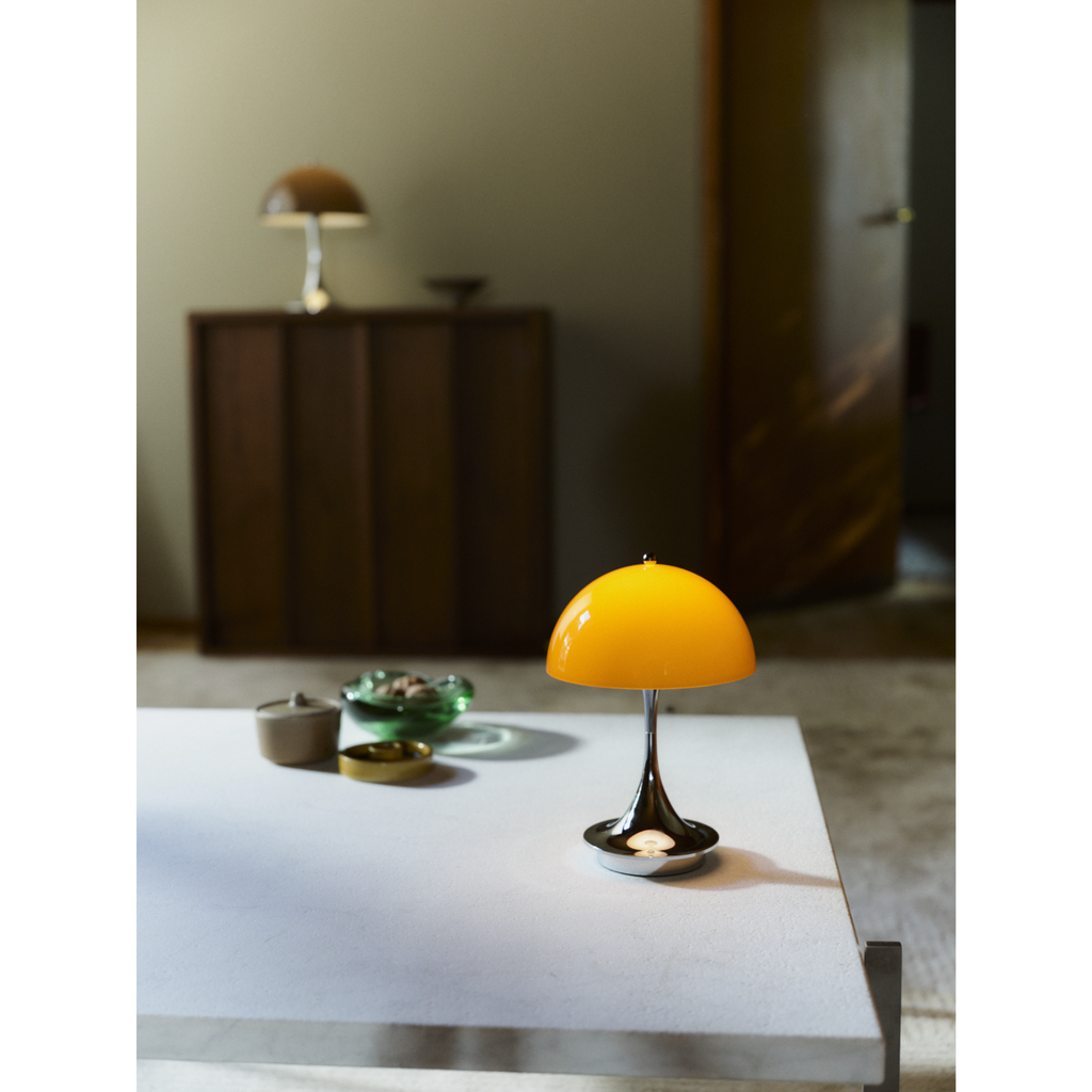Panthella originals 160 portable opal orange