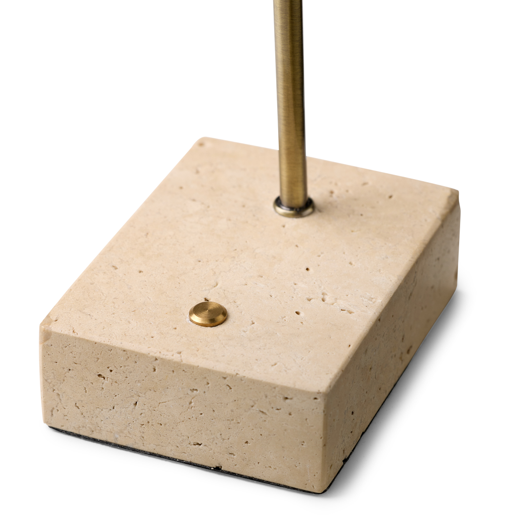 Question antik messing/opal glas transportabel bordlampe