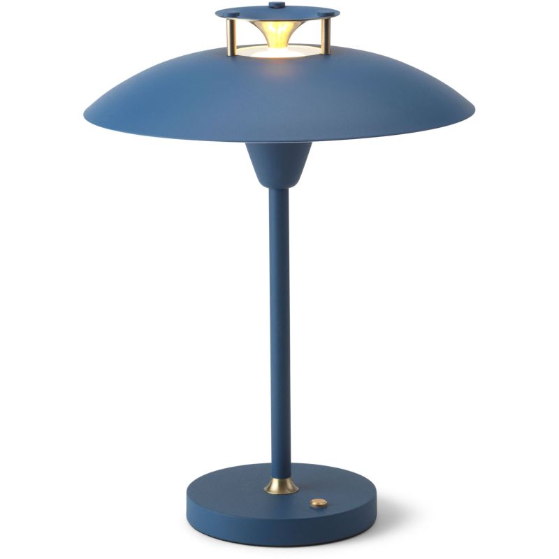 Stepp 1-2-3 mørke blå transportabel bordlampe