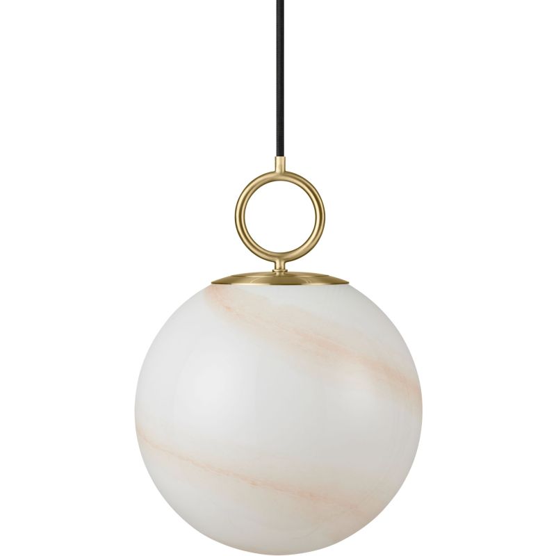 Stockholm Ø24 marbel brun pendel