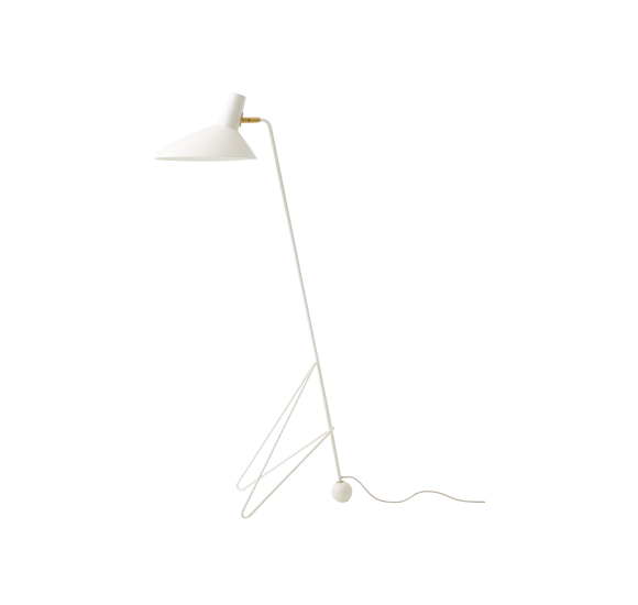 Tripod HM8 mat hvid gulvlampe