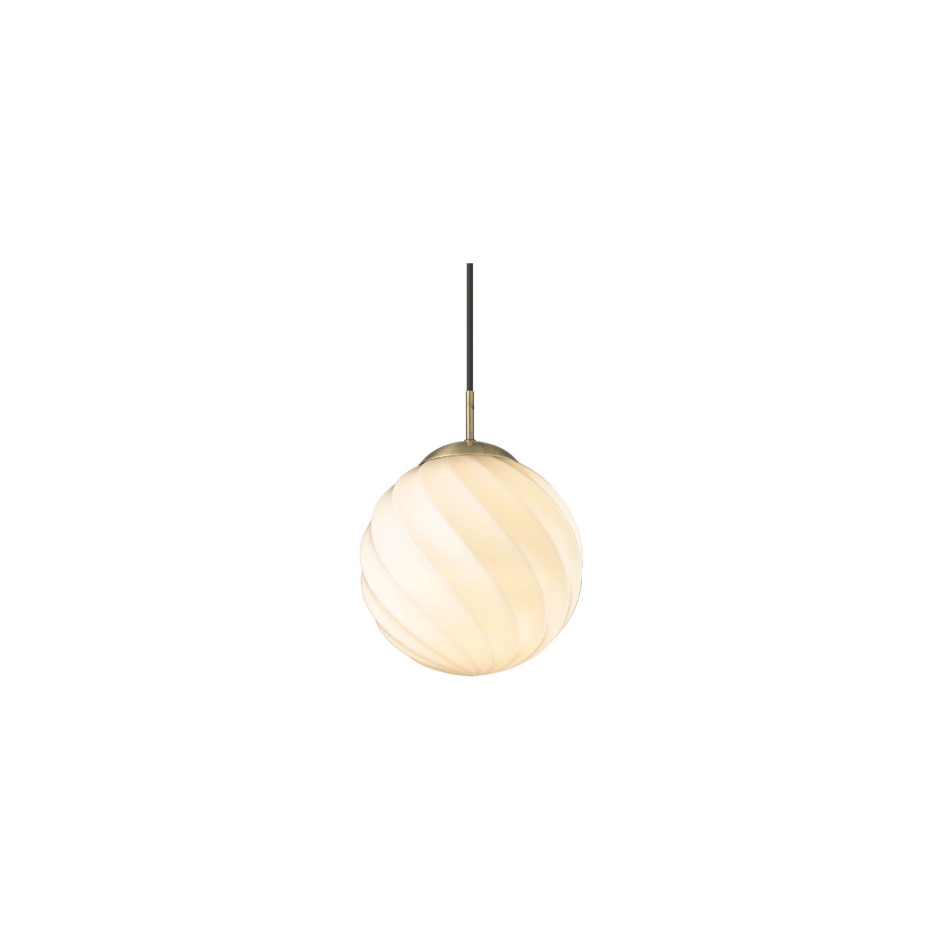 Twist Pendel Ball Ø25 Antik Messing