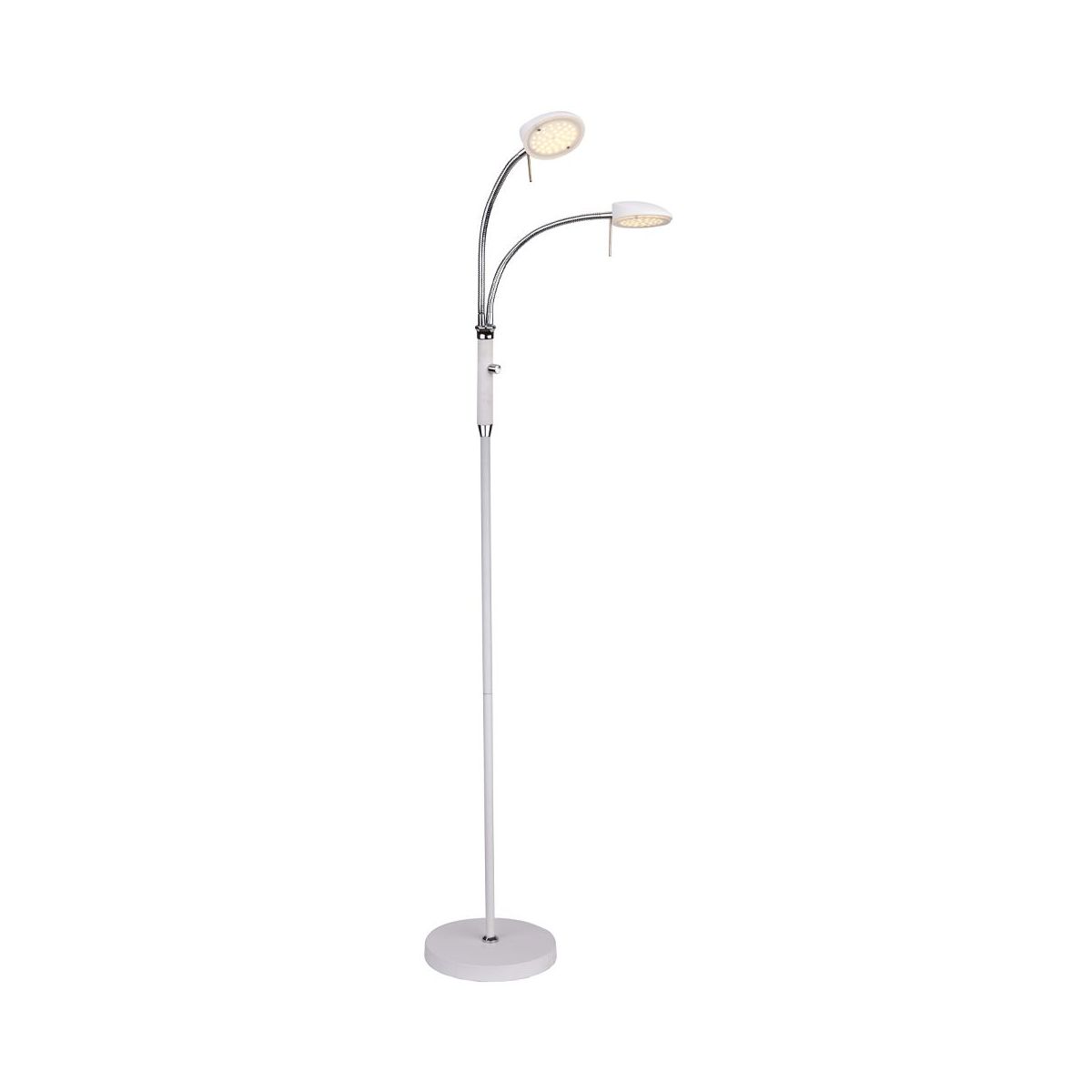 Vegas Gulvlampe 2 arme Hvid