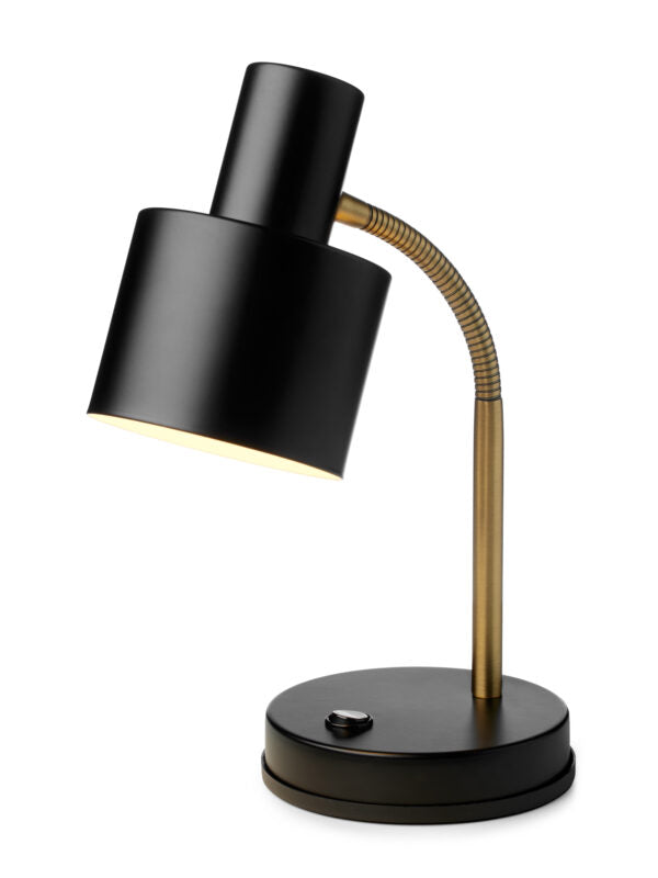 Vogue sort bordlampe