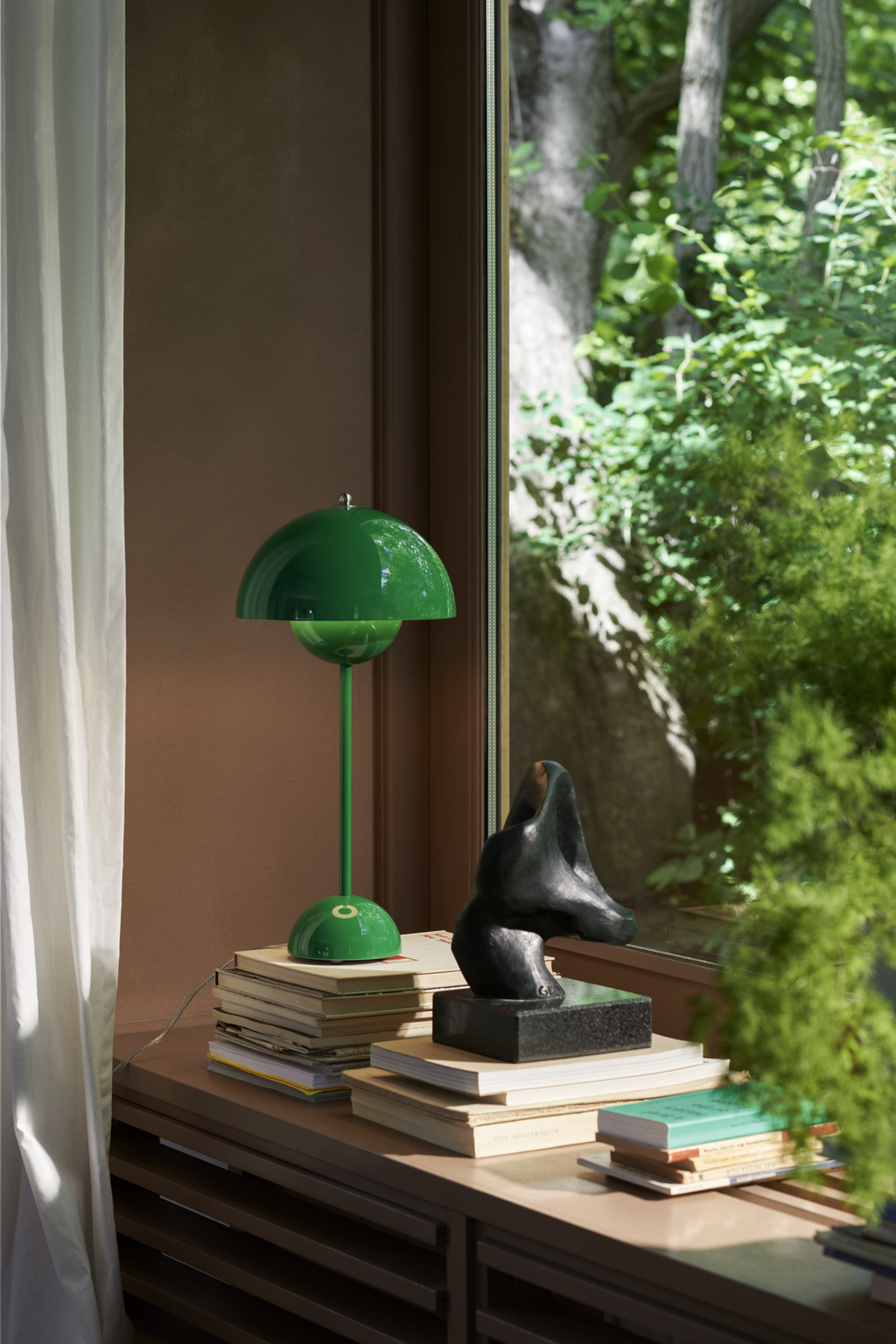 Flowerpot VP3 signal grøn bordlampe