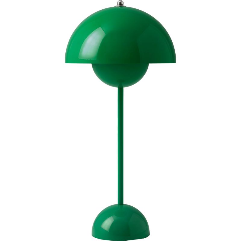 Flowerpot VP3 signal grøn bordlampe