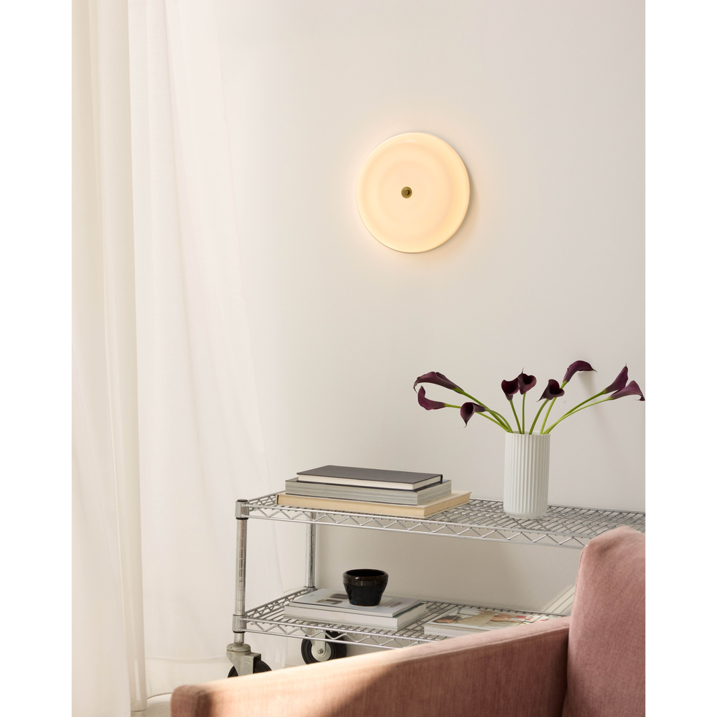 Wave 3 step opal loft/væglampe