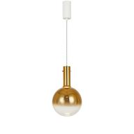 Raindrop 20 guld glas pendel